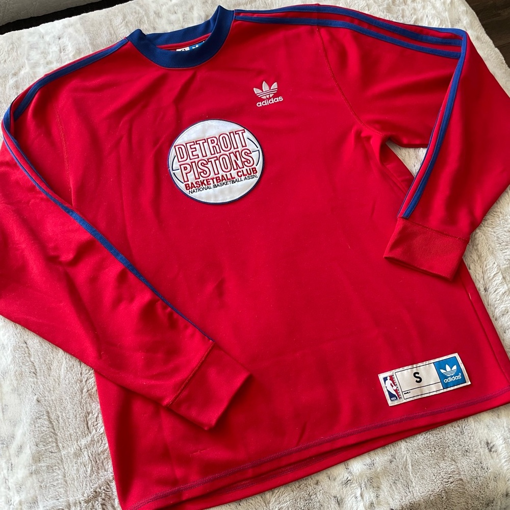 Adidas Detroit Pistons On-court 50 Seasons: Shooting Shirt (S)